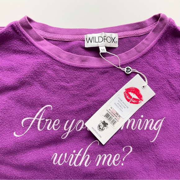 💋 Wildfox 💋 Come With Me Baggy Beach Jumper - Picture 8 of 8